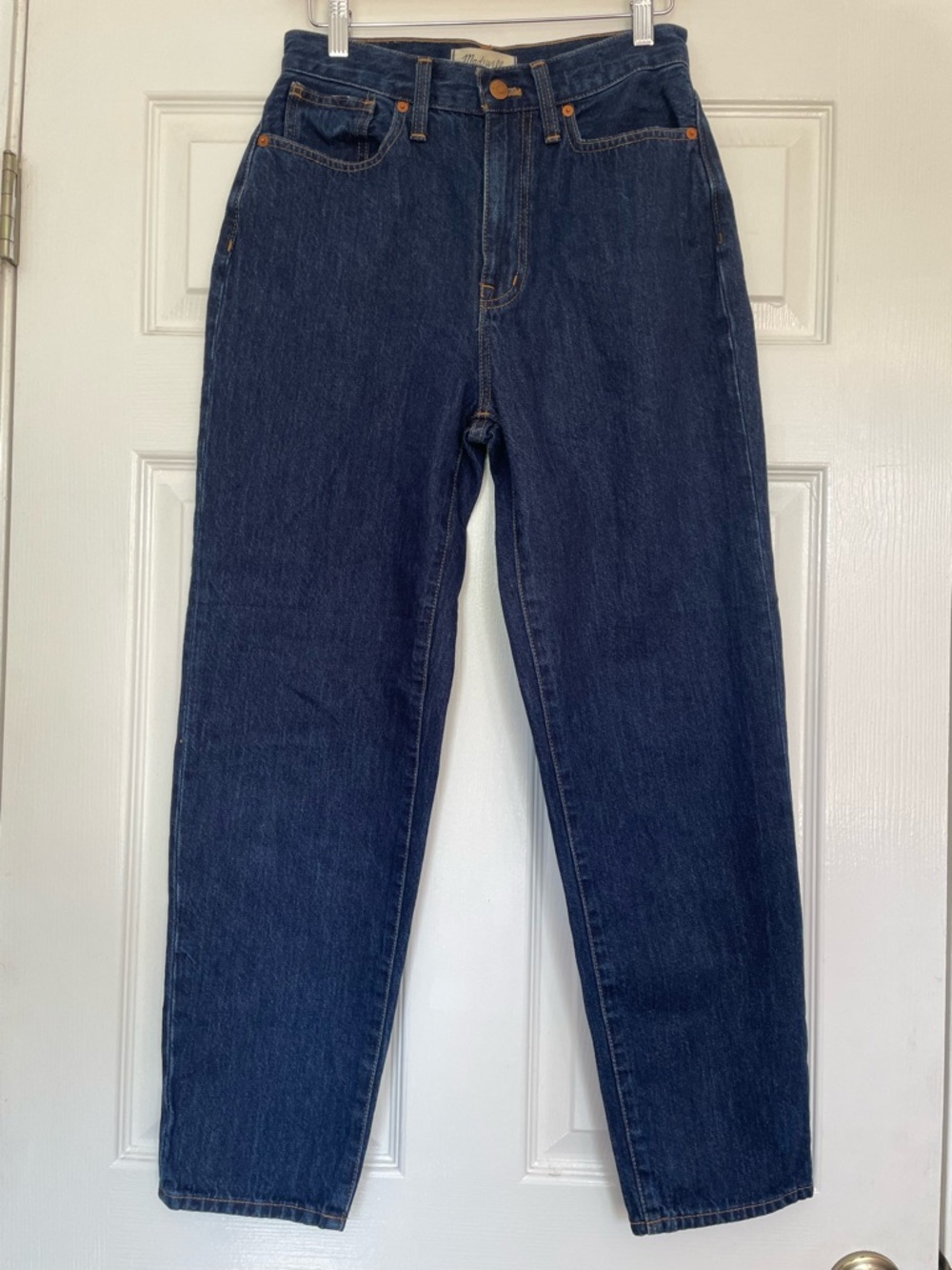 Madewell Indigo High-Rise Straight Jeans